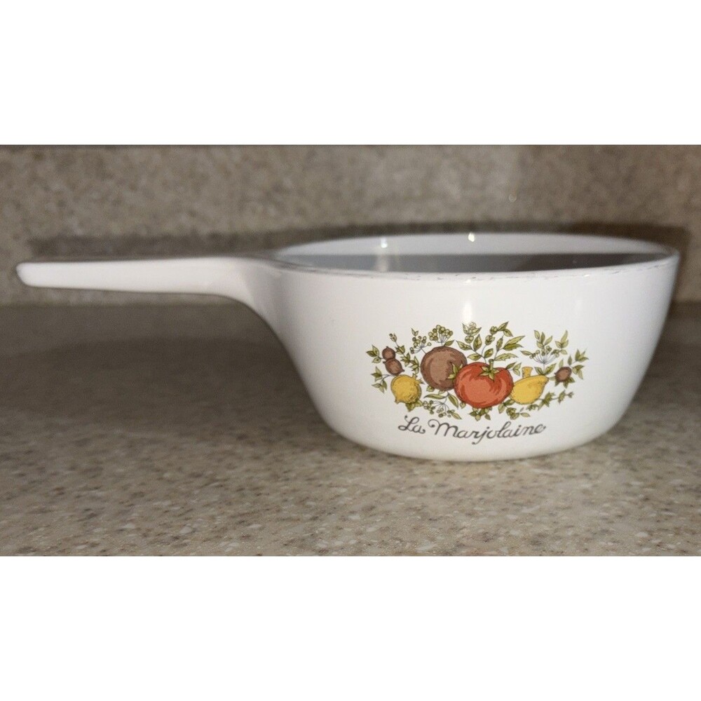 Vintage Corning Ware Spice of Life La Marjolaine 1- 1/2 pint Sauce Pan P-82-B